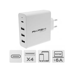 Altadif ALTACPD31USB45W chargeur d'appareils mobiles Universel Noir Secteur