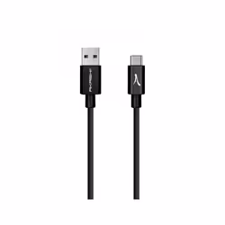 Altadif ALTCABUSBCBLK, 1 m, USB A, USB C, USB 2.0, Noir