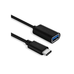 Akashi ALTADPTUSBVTC changeur de genre de câble USB Type-A USB Type-C Noir