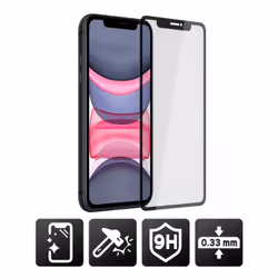 Altadif ALTSCRIPXR2GLASS, Apple, iPhone 11, Noir, Transparent, 1 pièce(s)