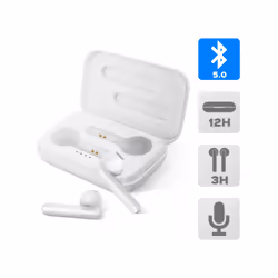 Altadif ALTEARBWH, Sans fil, Appels/Musique, Casque, Blanc