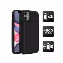 Altadif ALTCQBATIP11, Housse, Apple, iPhone 11, 15,5 cm (6.1"), Noir
