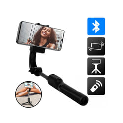 Altadif ALTGIMSELFTRI3IN1 bâton support pour selfies Smartphone Noir