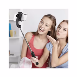 Altadif ALTGIMSELFTRI3IN1 bâton support pour selfies Smartphone Noir