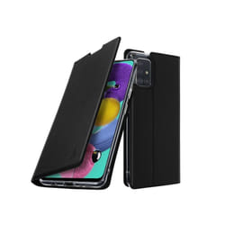 Akashi ALTFA51BLK coque de protection pour téléphones portables 16,5 cm (6.5") Folio porte carte Noir