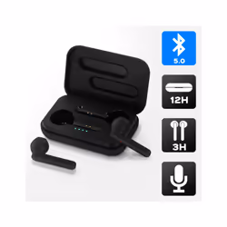 Altadif ALTEARBLK, Sans fil, Appels/Musique, Casque, Noir