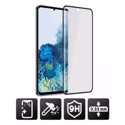 Altadif ALTSCRS11GLASS, Samsung, Galaxy S20 Plus, Noir, Transparent, 1 pièce(s)