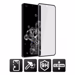 Altadif ALTSCRS11PGLASS, Samsung, Galaxy S20 Ultra, Noir, Transparent, 1 pièce(s)