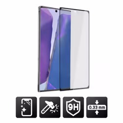 Altadif ALTSCRNOTE20GLASS, Samsung, Galaxy Note 20, Noir, Transparent, 1 pièce(s)