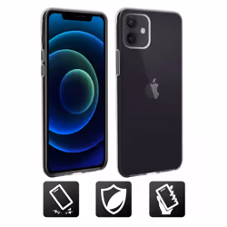 Altadif ALTCIP12PTRANS, Housse, Apple, iPhone 12/12 Pro, 15,5 cm (6.1"), Transparent