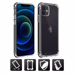 Altadif ALTCIP12PAG, Housse, Apple, iPhone 12/12 Pro, 15,5 cm (6.1"), Transparent