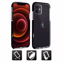 Altadif ALTCIP12STRG, Housse, Apple, iPhone 12 Mini, 13,7 cm (5.4"), Noir, Transparent