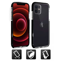 Altadif ALTCIP12STRG coque de protection pour téléphones portables 13,7 cm (5.4") Housse Noir, Transparent