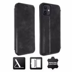 Altadif ALTFCUIRIP12BLK coque de protection pour téléphones portables 13,7 cm (5.4") Folio Noir