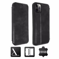 Altadif ALTFCUIRIP12PMBLK coque de protection pour téléphones portables 17 cm (6.7") Housse Noir