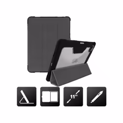 Altadif ALTFOLIPD11STRG étui pour tablette 11" Folio Noir, Transparent