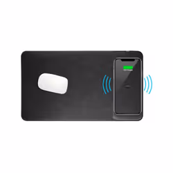 Altadif ALTMOUSEWIRLBLK tapis de souris Noir