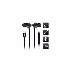 Altadif ALTINTRATYPCBLK, Avec fil, Appels/Musique, Casque, Noir