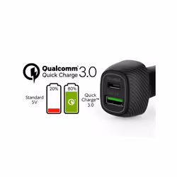 Altadif ALTCAC20QCBLK chargeur d'appareils mobiles Universel Noir Allume-cigare Charge rapide - Vue supplémentaire 4