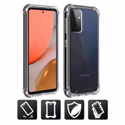 Altadif ALTCA72AG, Housse, Samsung, Galaxy A72, 17 cm (6.7"), Transparent