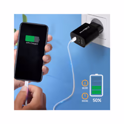 Altadif ALTACQC20BLK chargeur d'appareils mobiles Universel Noir Secteur Charge rapide