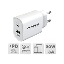 Altadif ALTACQC20WH chargeur d'appareils mobiles Universel Blanc Secteur Charge rapide