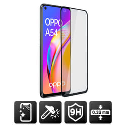 Akashi ALTSCROPA54GLASS écran et protection arrière de téléphones portables Protection d'écran transparent OPPO 2 pièce(s)