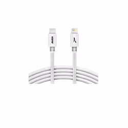 Akashi ALTCABMFITCW câble de téléphone portable Blanc 1 m USB C Lightning
