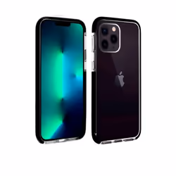 Akashi ALTCIP13PSTRG, Housse, Apple, iPhone 13 Pro, 15,5 cm (6.1"), Noir, Transparent