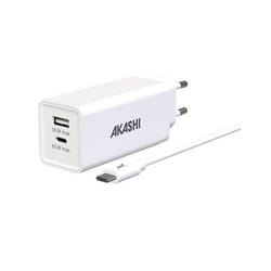 Akashi ALTGAN65W chargeur d'appareils mobiles Universel Blanc Secteur Charge rapide Intérieure