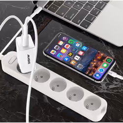 Akashi ALTGAN65W chargeur d'appareils mobiles Universel Blanc Secteur Charge rapide Intérieure