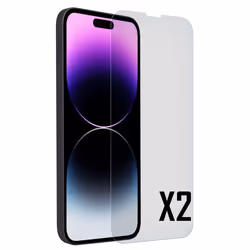 Akashi ALTVTI14PMX2TG, Apple, iPhone 14 Pro Max, Résistant à la poussière, Résistant aux rayures, 2 pièce(s)