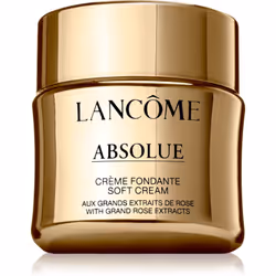 Découvrez le secret d’un soin à la rose à texture soyeuse. La douce crème régénérante Lancôme Absolue contient 3 grands extra ...
