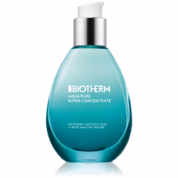 Découvrez une manière très simple de lutter contre la déshydratation et les imperfections de la peau du visage. Le fluide hydratant Biotherm Aqua Pure Super Concentrate lutte pendant 24&nbsp;heures contre la formation excessive de sébum tout en aidant à maintenir l’hydratation optimale de la peau.