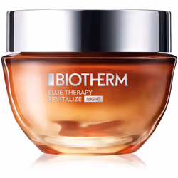 Réveillez-vous chaque matin avec un sentiment de fraîcheur et de jeunesse. La crème régénérante de nuit Biotherm Blue Therapy Amber Algae Revitalize renforce et revitalise votre peau pendant votre sommeil. Cette crème de nuit se caractérise par une formule spéciale qui profite de votre sommeil pour visiblement hydrater la peau