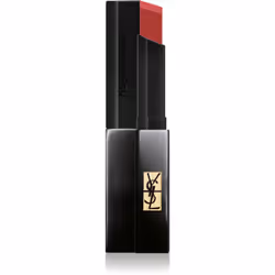 Vous allez immédiatement adorer la sensation luxueuse qu’offre le rouge à lèvres Yves Saint Laurent Rouge Pur Couture The Sli ...
