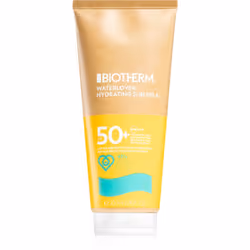 Envie d’un teint bronzé&nbsp;? Évitez que cela n’entraîne des rougeurs indésirables&nbsp;! Le lait solaire SPF&nbsp;50 Waterlover Sun Milk de Biotherm vous offre la meilleure protection possible tout en vous permettant de profiter du soleil au maximum.