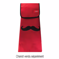 Sac de rangement LES ARTISTES pour chariot de courses Moustache