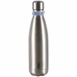 Bouteille isotherme LES ARTISTES Rebel metallic argent 50cl A-1997