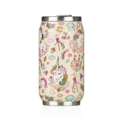 Gourde LES ARTISTES Canette Licorne Ivoire bril 280ml