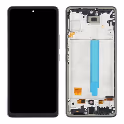 Ecran OLED sur châssis noir de remplacement pour Samsung Galaxy A53 5G (SM-A536B)