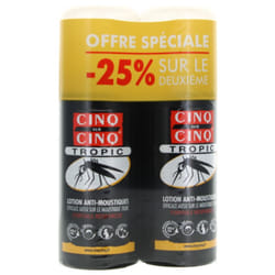 Cinq sur Cinq Tropic Lotion Anti-Moustiques Lot de 2 x 75 ml