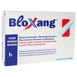 4 Éponges Hémostatiques de gélatine Bausch + Lomb Bloxang