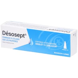 Bausch &amp Lomb Désosept Pommade Ophtalmique Orgelets Chalazions et Blépharites 15gr