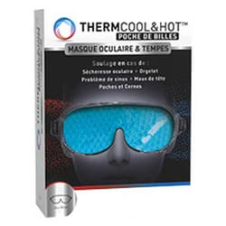 Bausch + Lomb ThermCool & Hot Masque Oculaire & Tempes 1 Poche de Billes