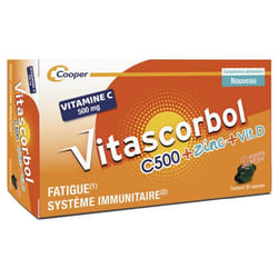Vitascorbol C500 + Zinc + Vitamine D 30 Capsules
