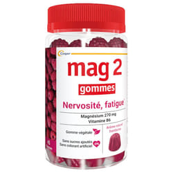 Mag 2 Gommes Nervosité Fatigue Framboise 45 Gummies
