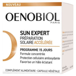 Oenobiol Sun Expert Préparateur Solaire Accélérée 15 Capsules