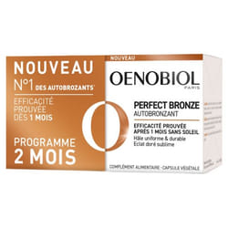 Oenobiol Perfect Bronze Autobronzant Lot de 2 x 30 Capsules