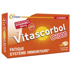 Vitascorbol C1000 20 Comprimés à Croquer